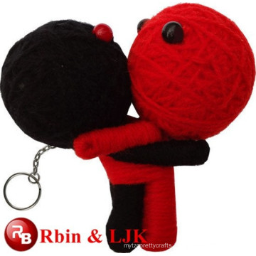 customized OEM design!black red romantic lover keychains